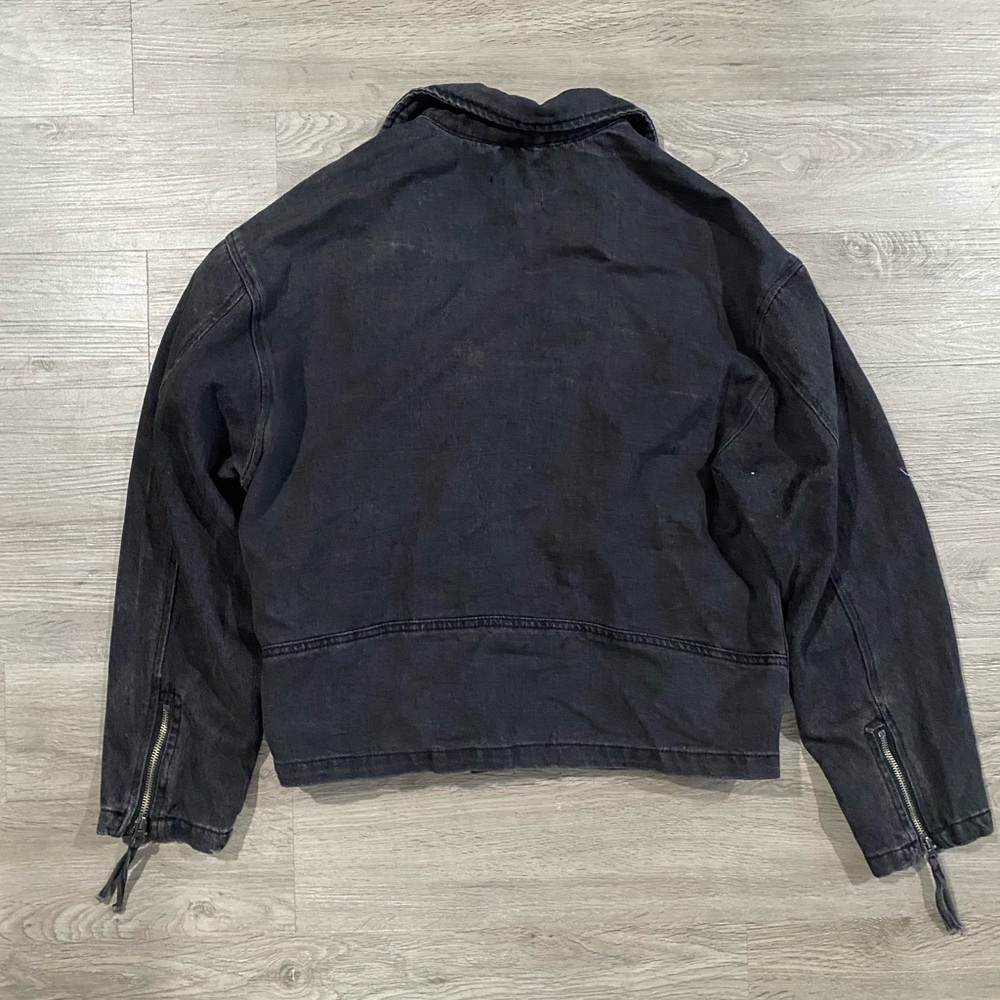 Insane Gene Ride Or Die Black Moto‎ Jacket Medium - Picture 7 of 7